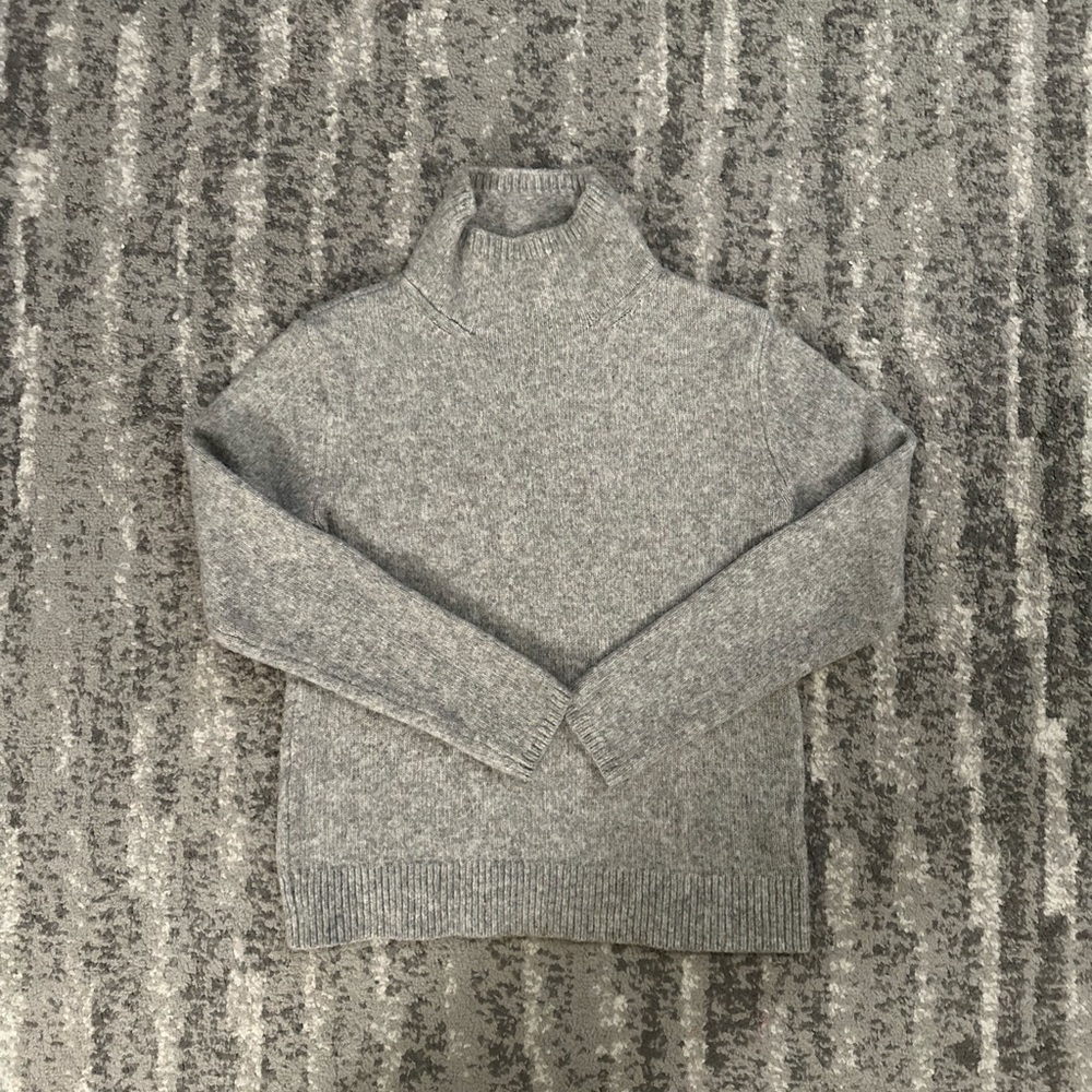 Halogen Heather Gray Turtleneck Sweater